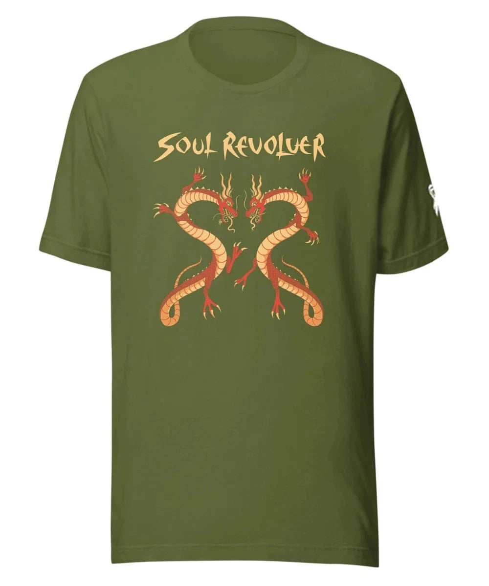 Soul Revolver S mens Dragon leather jacket