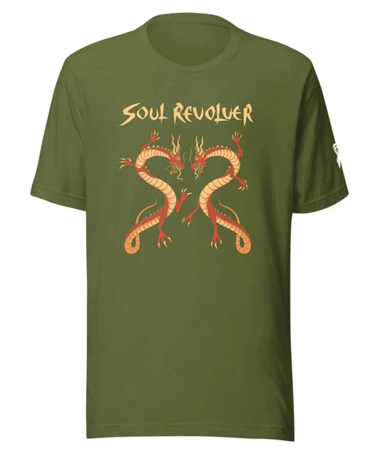 Soul Revolver S mens Dragon leather jacket