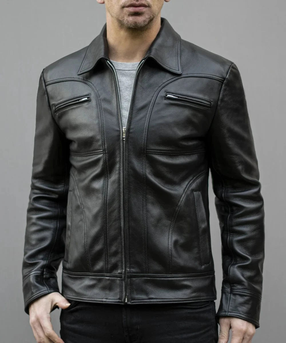 the mob vintage style leather jacket