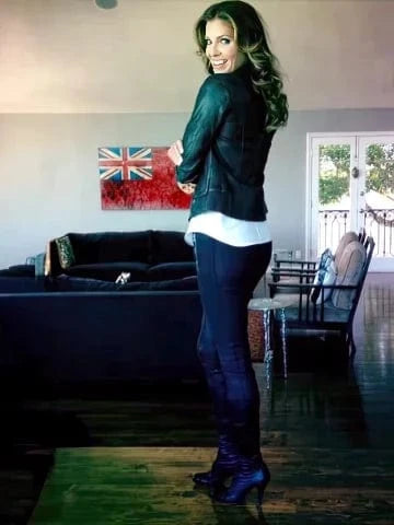 Tricia Helfer Martha Leather Jacket