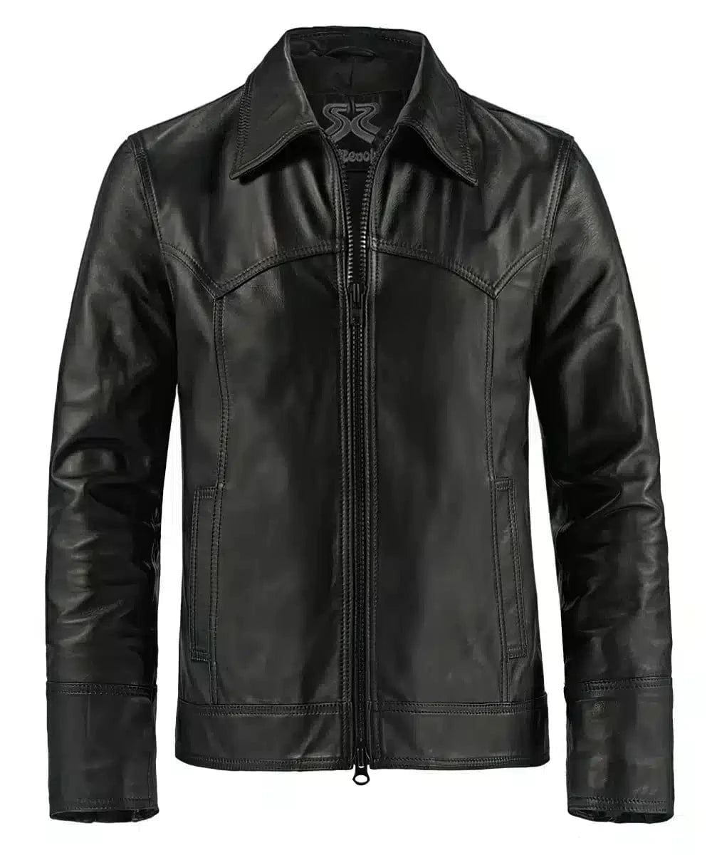 Soul Revolver Vintage Style Leather Jacket XS mens Phonics leather jacket