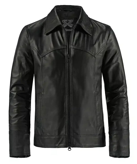 Soul Revolver Vintage Style Leather Jacket XS mens Phonics leather jacket