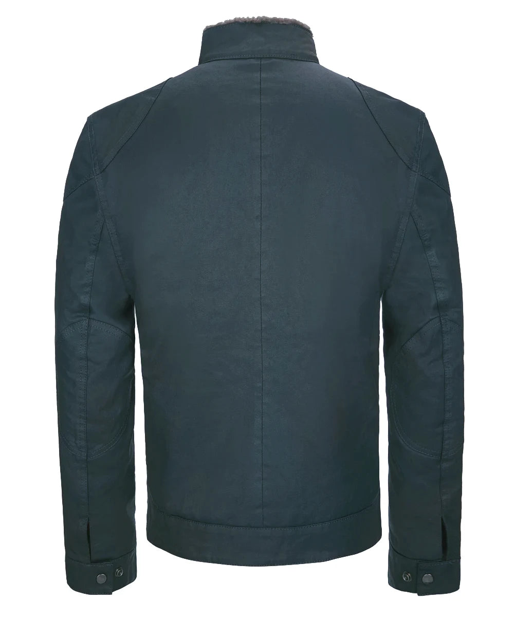 Men's Green Cotton Jacket – Wesley | Soul Revolver