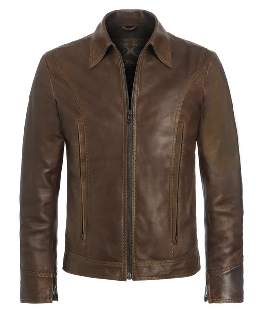 Mens Leather Jacket Wolverine X-Men Replica