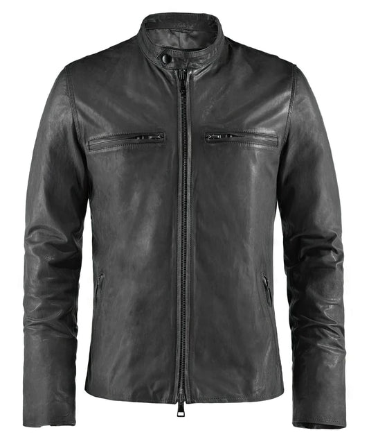Soul Revolver XS mens Cafe Racer leather jacket