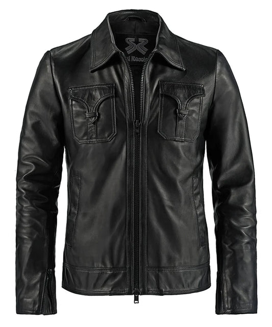 Soul Revolver XS mens Drifter leather jacket