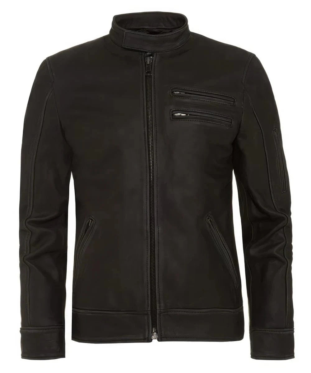 Soul Revolver XS mens Grift leather jacket