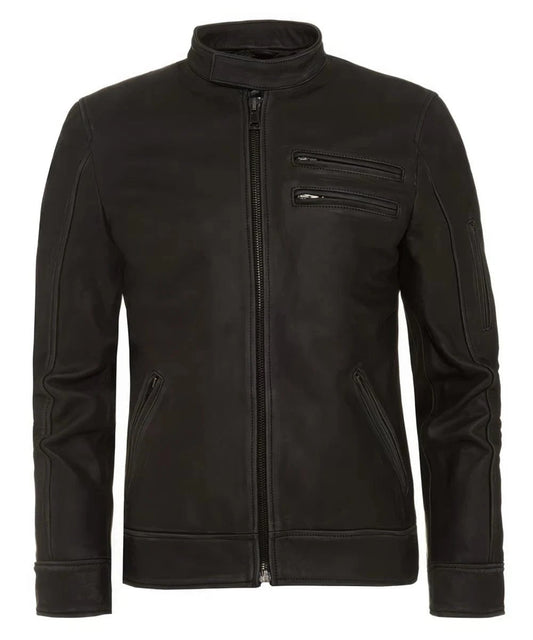 Soul Revolver XS mens Grift leather jacket