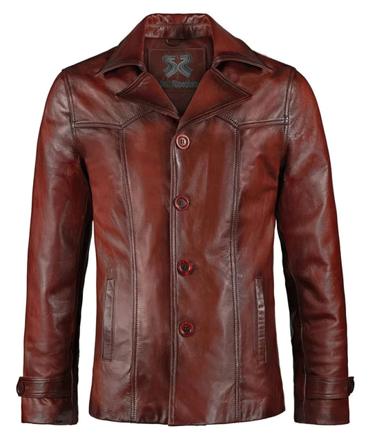 Soul Revolver XS mens Heist leather jacket