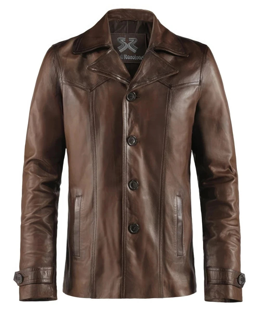 Soul Revolver XS mens Heist leather jacket
