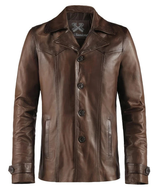 Soul Revolver XS mens Heist leather jacket