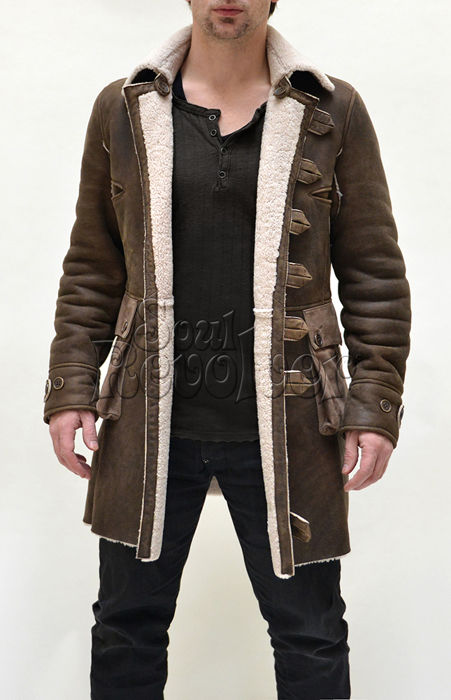 The Bane Sheepskin Leather Coat