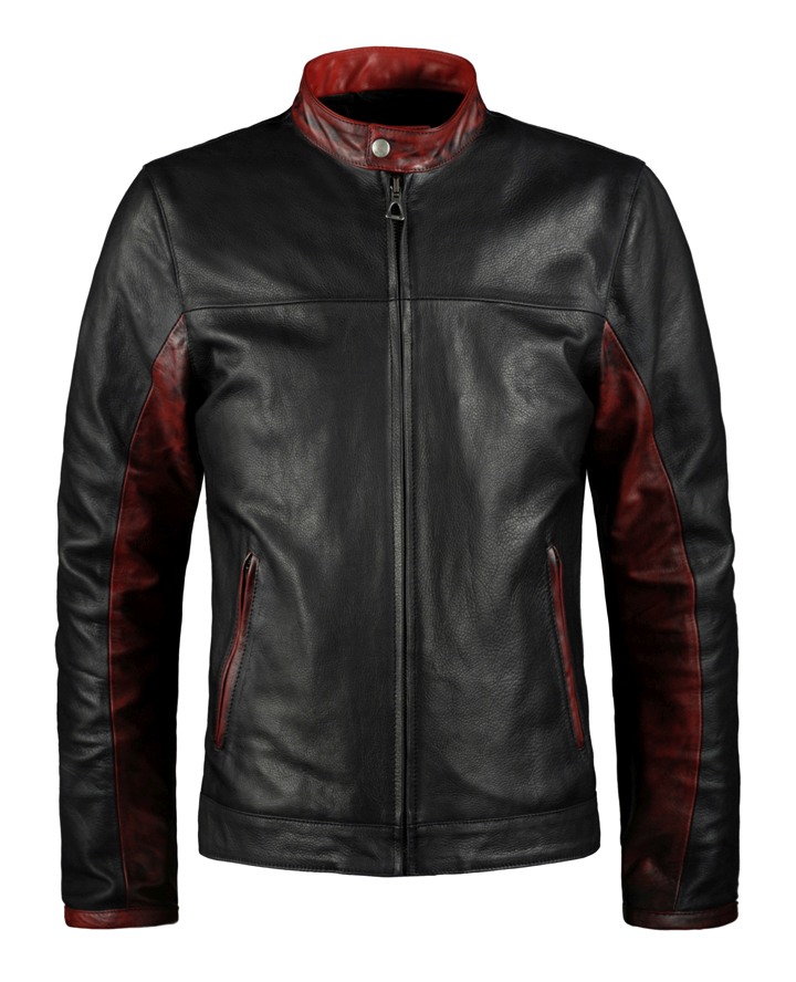 Dark Knight Leather Motorcycle Jacket 