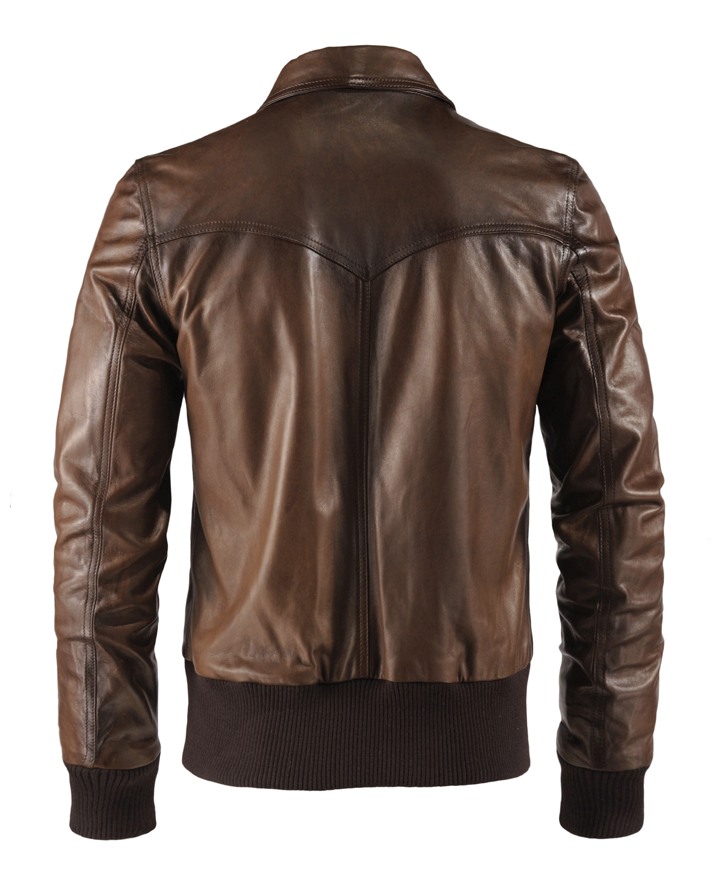 Bomber Style Leather Jacket | The Deal | Soul Revolver