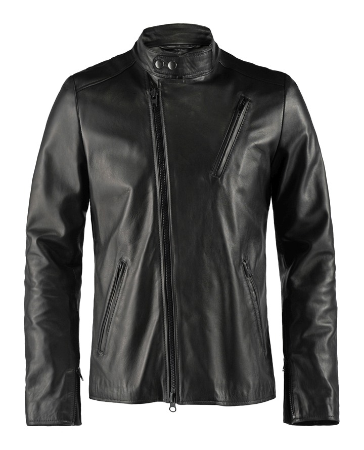 SleekHides Mens Iron Fashion Tony Real Leather Jacket